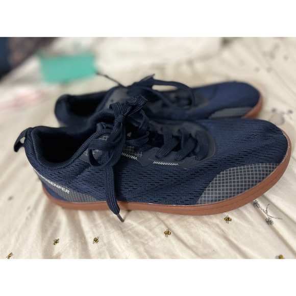 Sosenfer‎ Navy Zero Drop Breathable WIDE Box Toe Size 40 - Picture 1 of 7